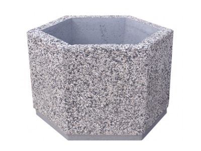 Donica betonowa sześciokątna 80x60/224