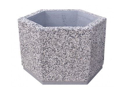 Donica betonowa sześciokątna 80x60/224