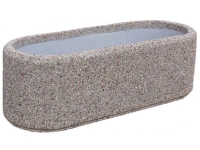 Donica betonowa owalna 150x60 50/219